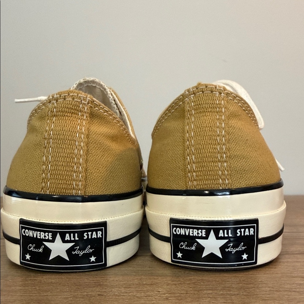 Converse All Star Chic Taylor Ochre Canvas Sneakers, NWOT - Picture 3 of 10